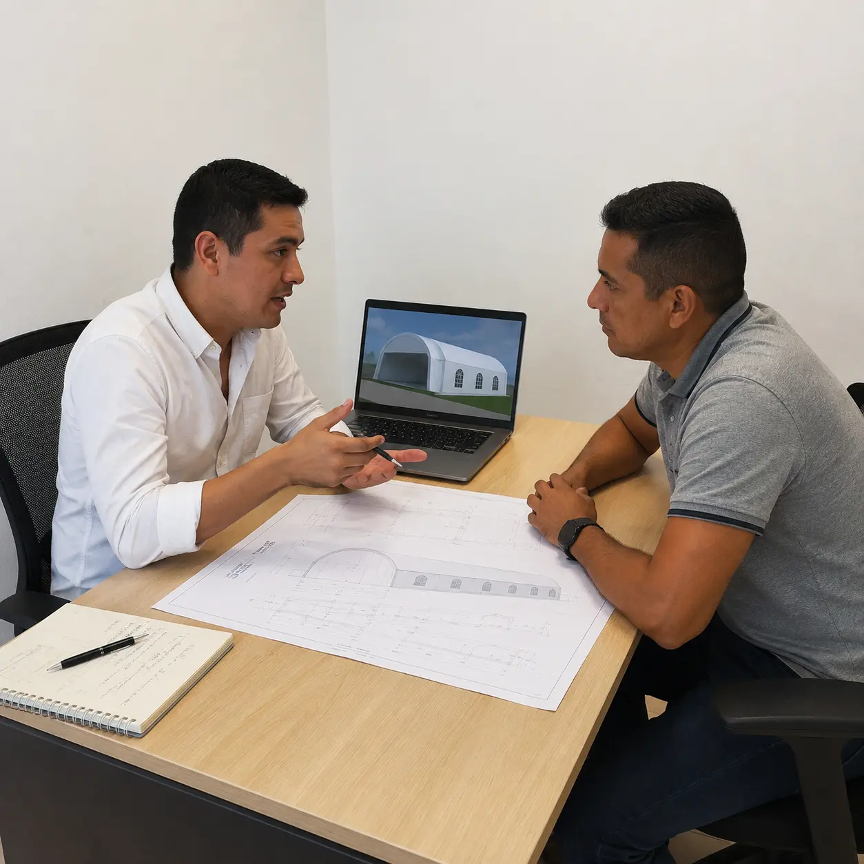 Visita técnica y levantamiento de medidas en sitio