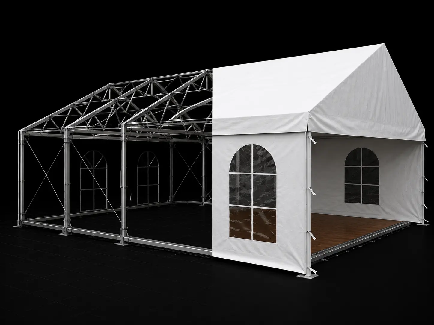 Render 3D: modelado de la estructura
